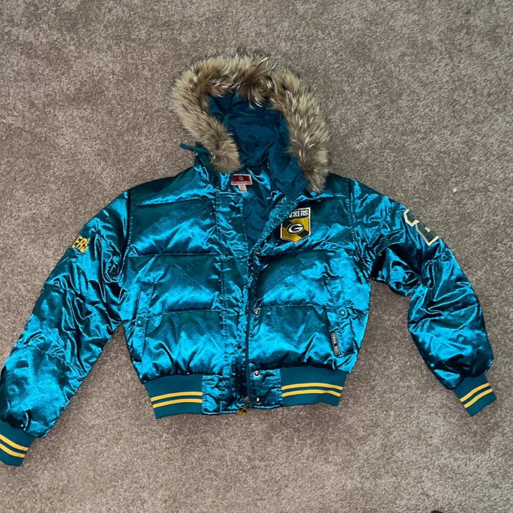 Green Bay packers puffer coat